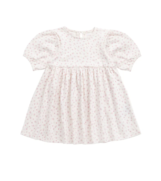 Organic Cotton Rosie Dress - Victoria Blush