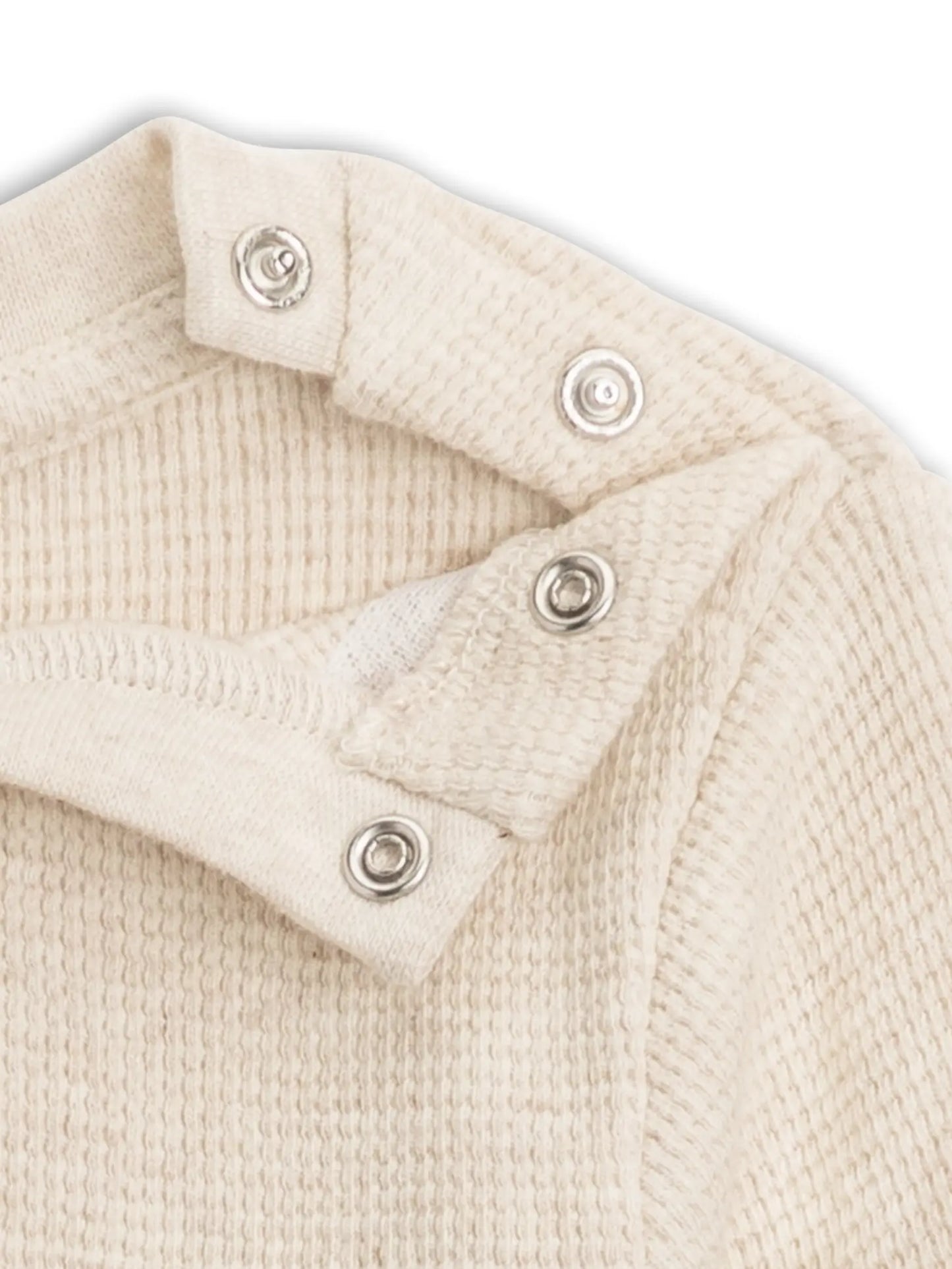 Mesa Waffle Knit Long Sleeve Top | Heather Oat