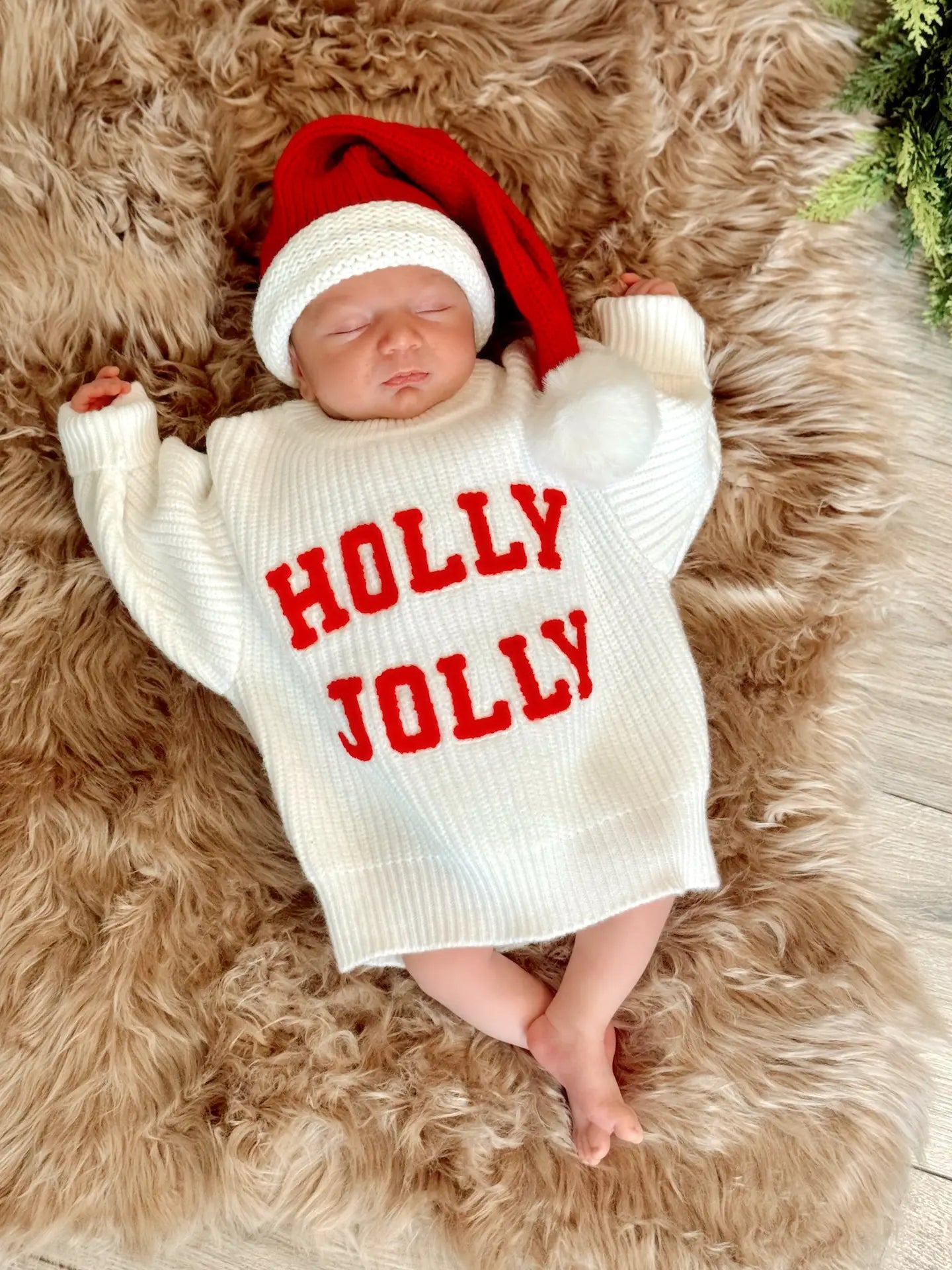 Knit Sweater / Holly Jolly