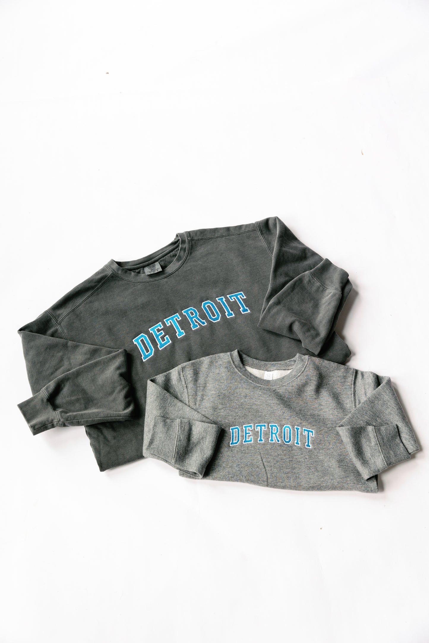 Toddler Detroit Embroidered Crewneck