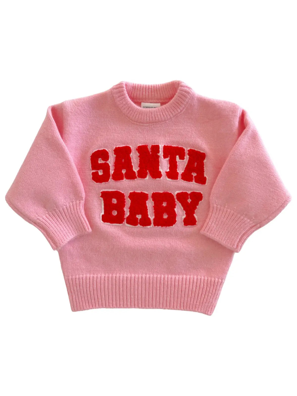 Knit Sweater / Santa Baby Pink