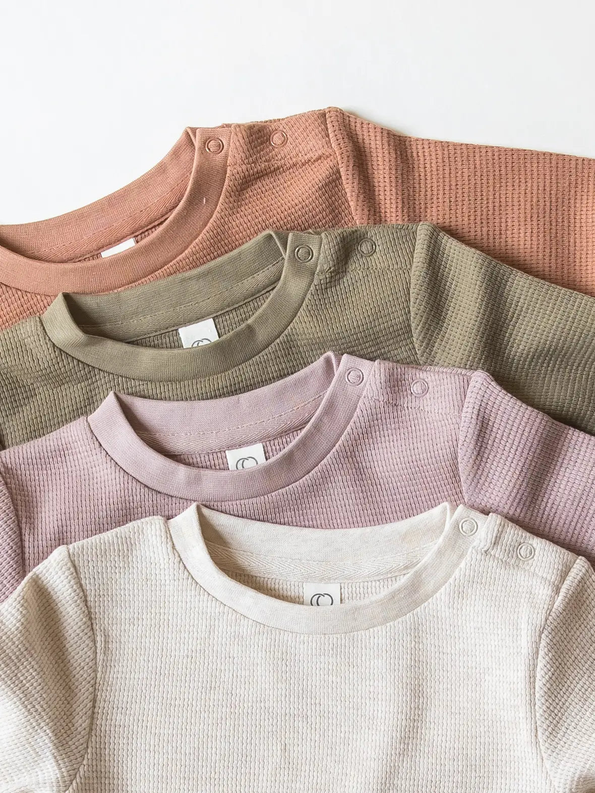 Mesa Waffle Knit Long Sleeve Top | Heather Oat