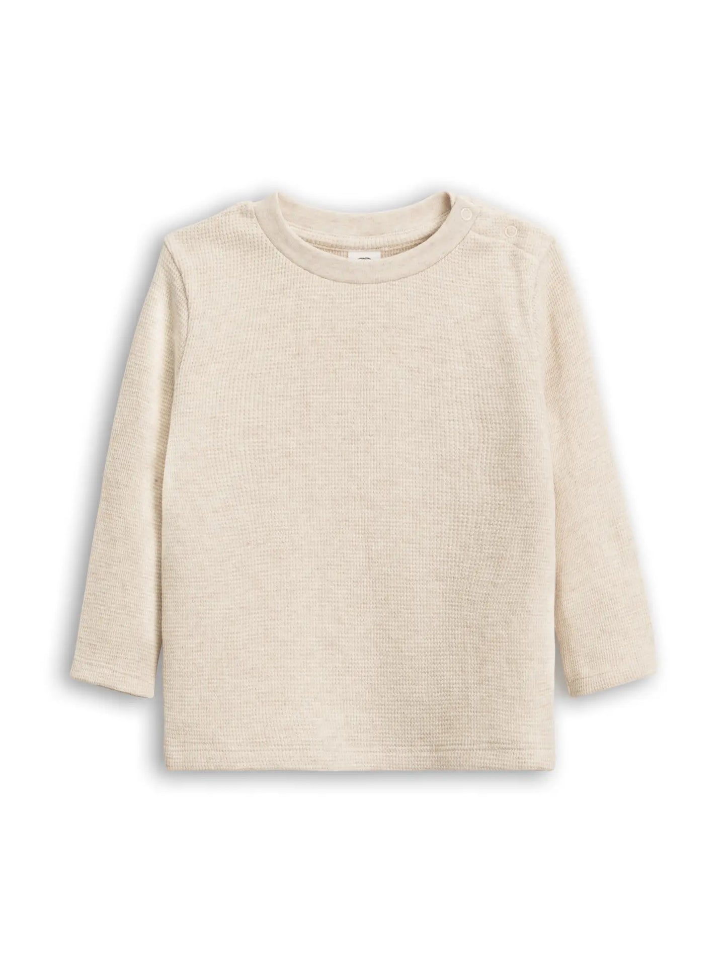 Mesa Waffle Knit Long Sleeve Top | Heather Oat