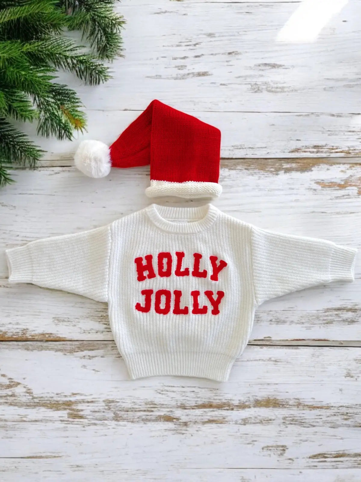 Knit Sweater / Holly Jolly