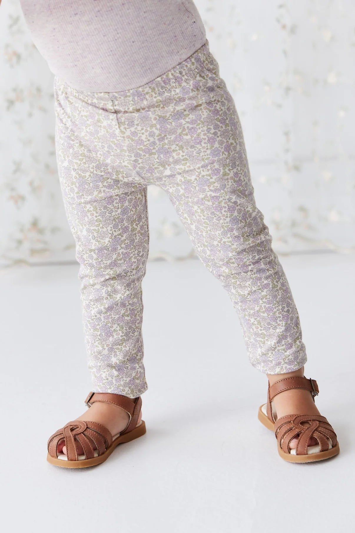 Organic Cotton Everyday Legging / Chloe Lavender