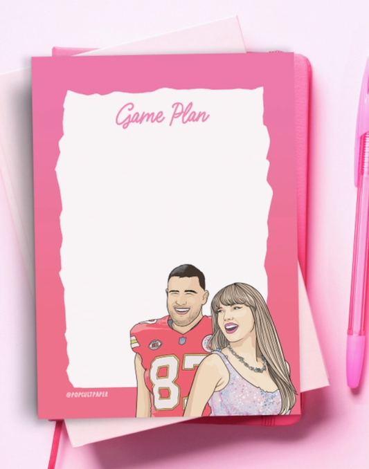 Travis Kelce Game Plan Notebook