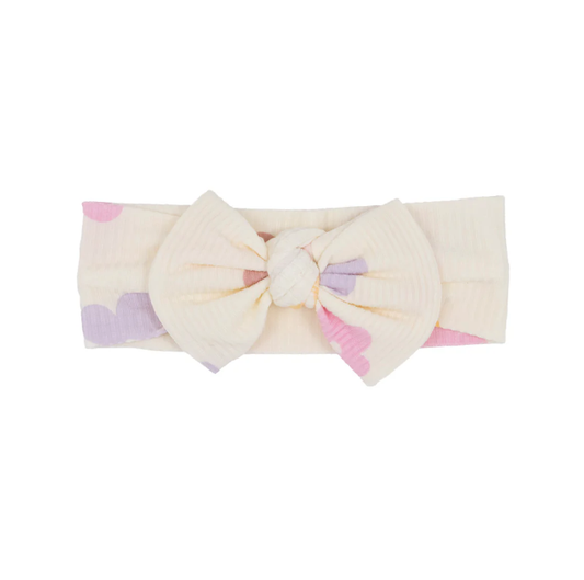 Big Daisies Small Ribbed Bow