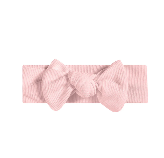 Ballet Pink Small Ribbed Bow