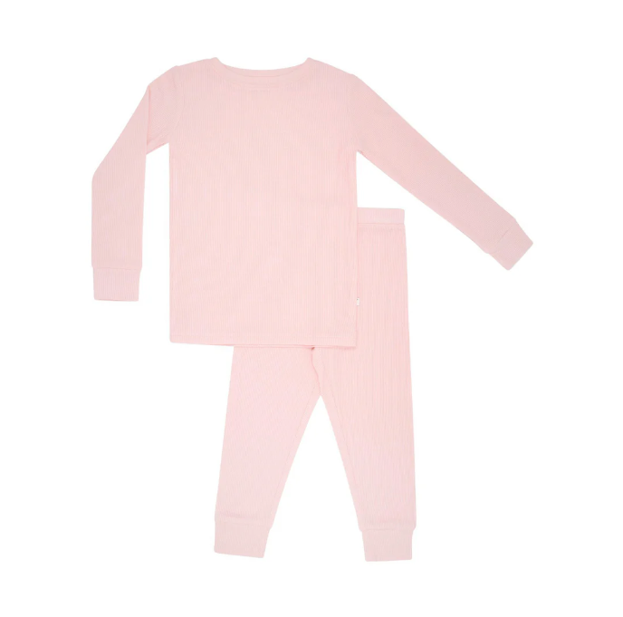 Ballet Pink Small Ribbed Two-Piece Set