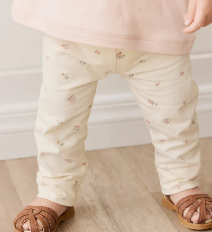 Organic Cotton Everyday Legging / Meredith Egret