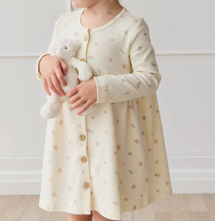 Organic Cotton Poppy Dress / Meredith Egret