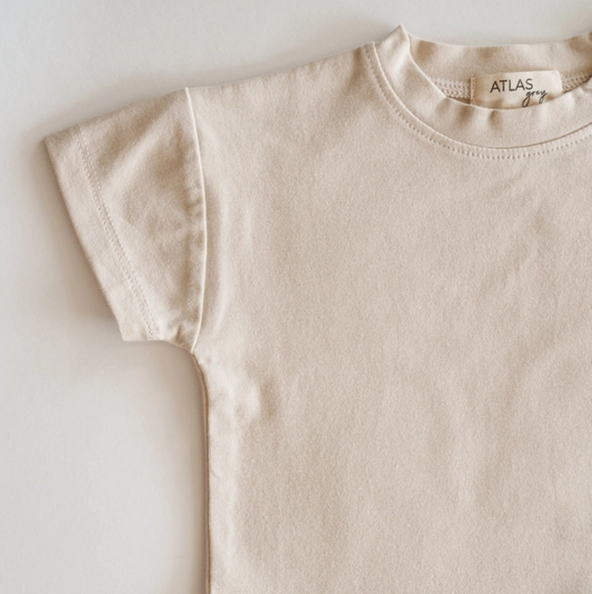 Organic Oversized T-Shirt/ Oatmeal