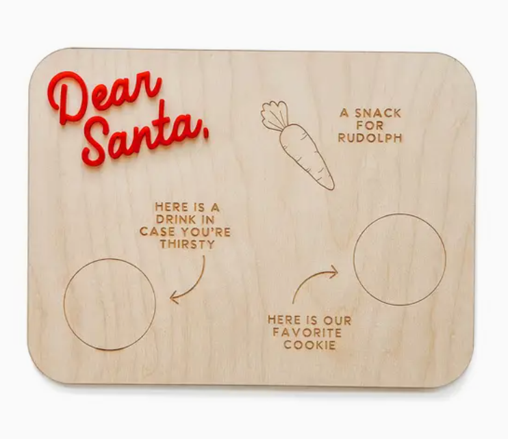 Dear Santa Cookie Tray, Christmas Eve Santa Gift