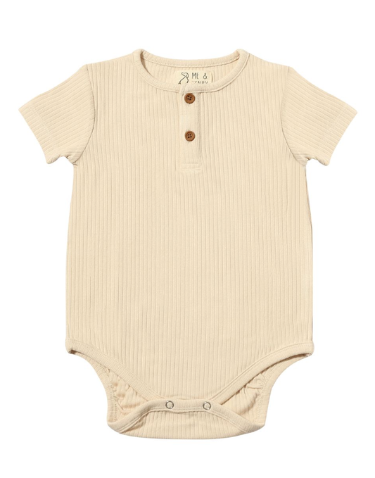 Jibe Onesie | Cream Ribbed