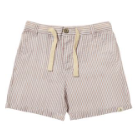 Crew Woven Shorts | Brown & White Seersucker