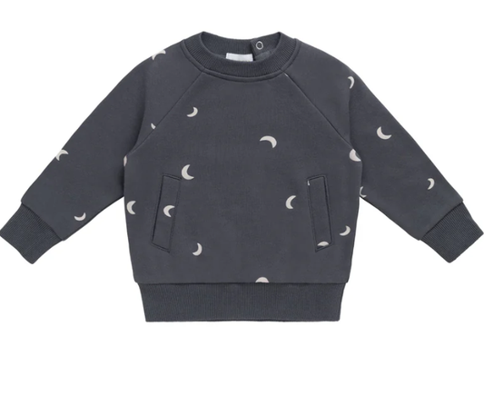 Organic Cotton Henry Sweatshirt - Crescent Moon Icelandic