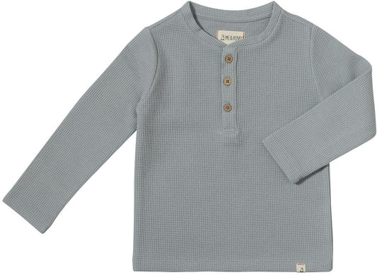 Harvard Henley | Grey Waffle