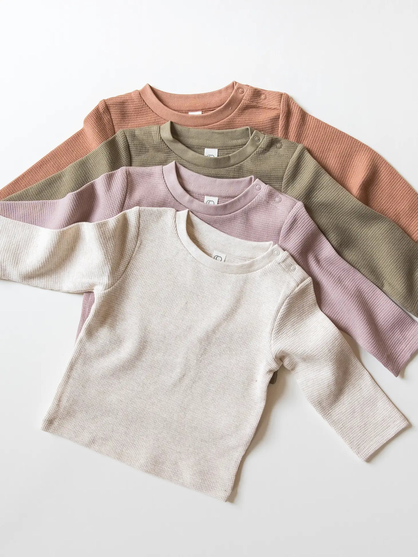 Mesa Waffle Knit Long Sleeve Top | Heather Oat