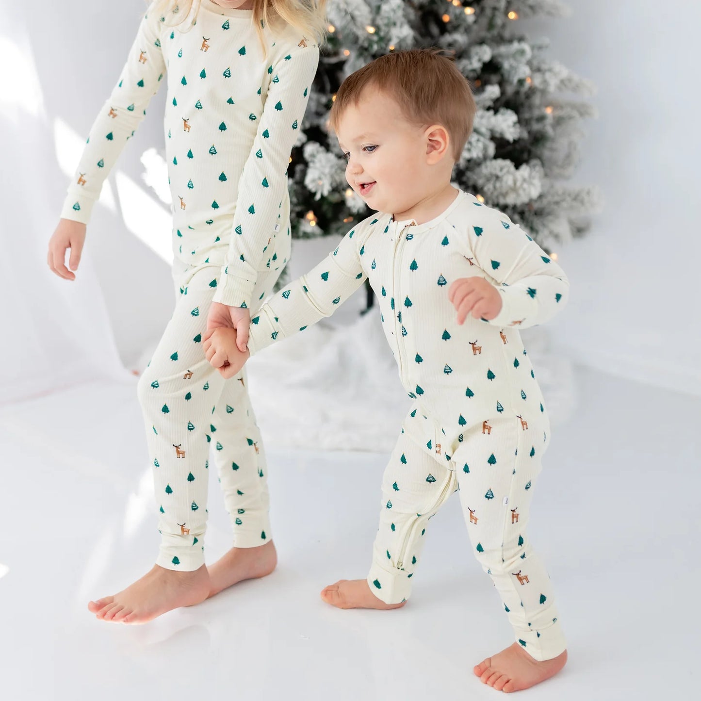 Deer Tree Farm Small Ribbed Two-Piece Set