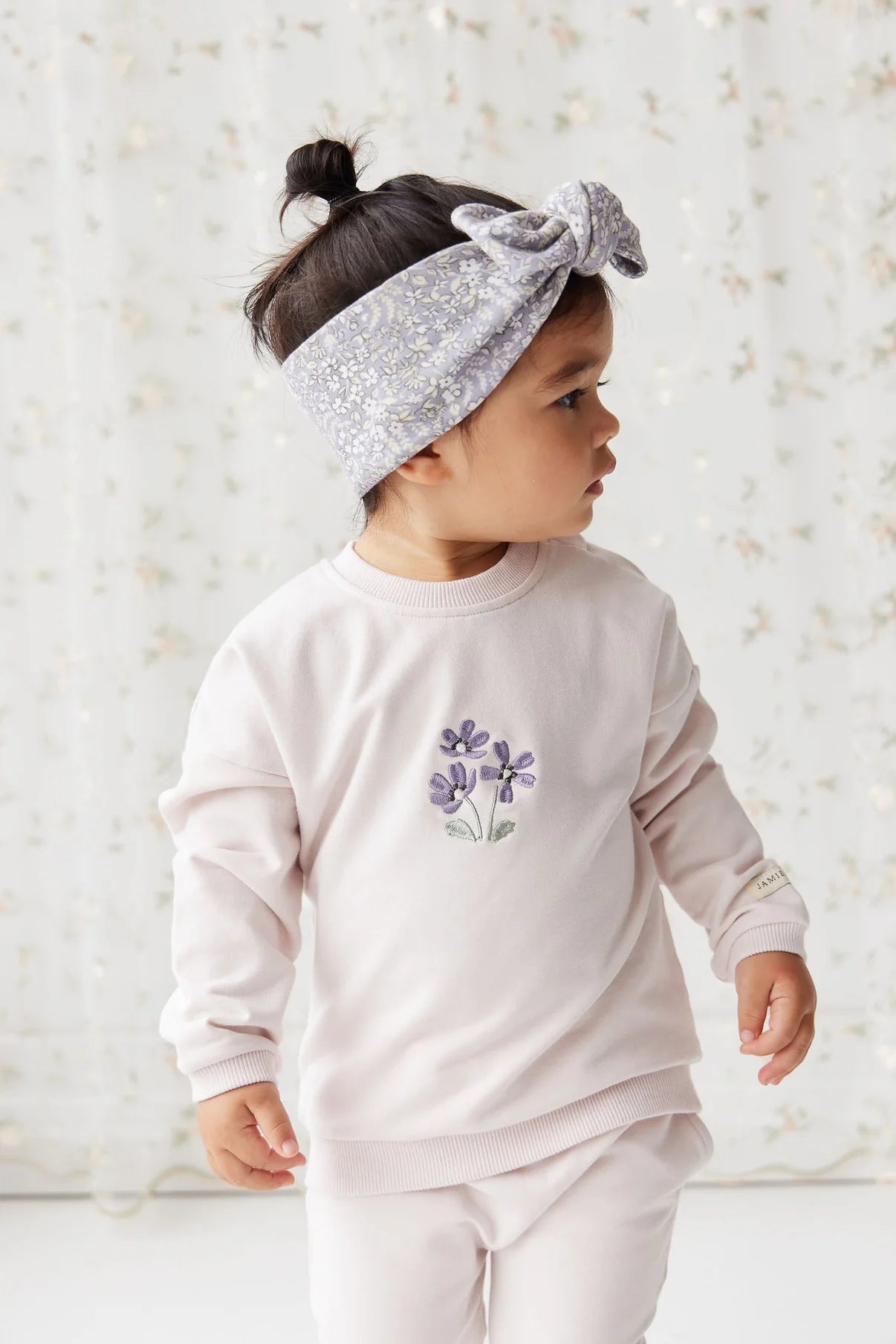 Organic Cotton Bobbie Sweatshirt / Rosewater