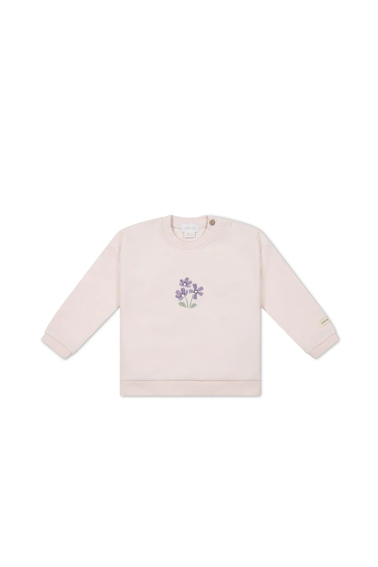 Organic Cotton Bobbie Sweatshirt / Rosewater