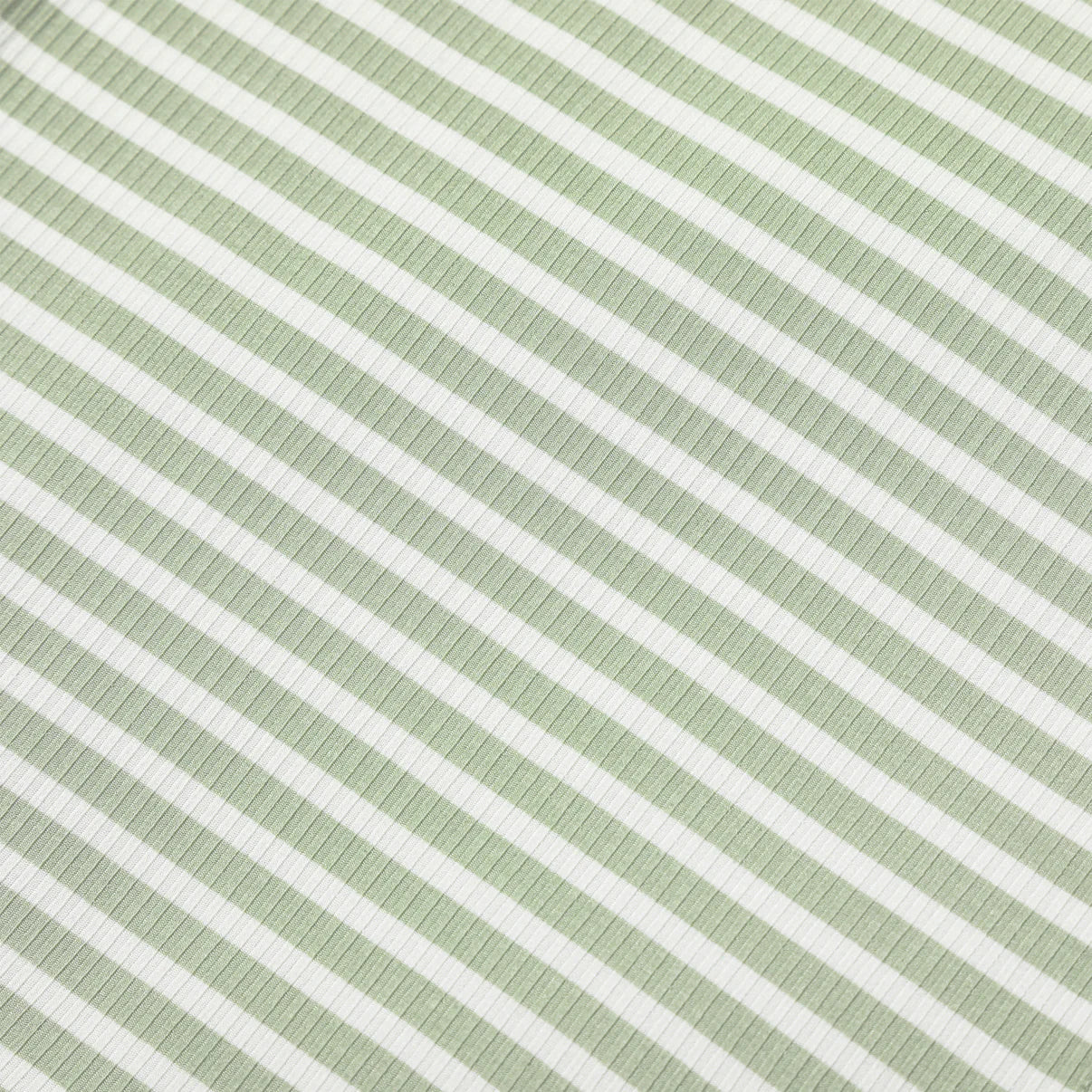 Sage Stripe Ribbed Two-Piece Set