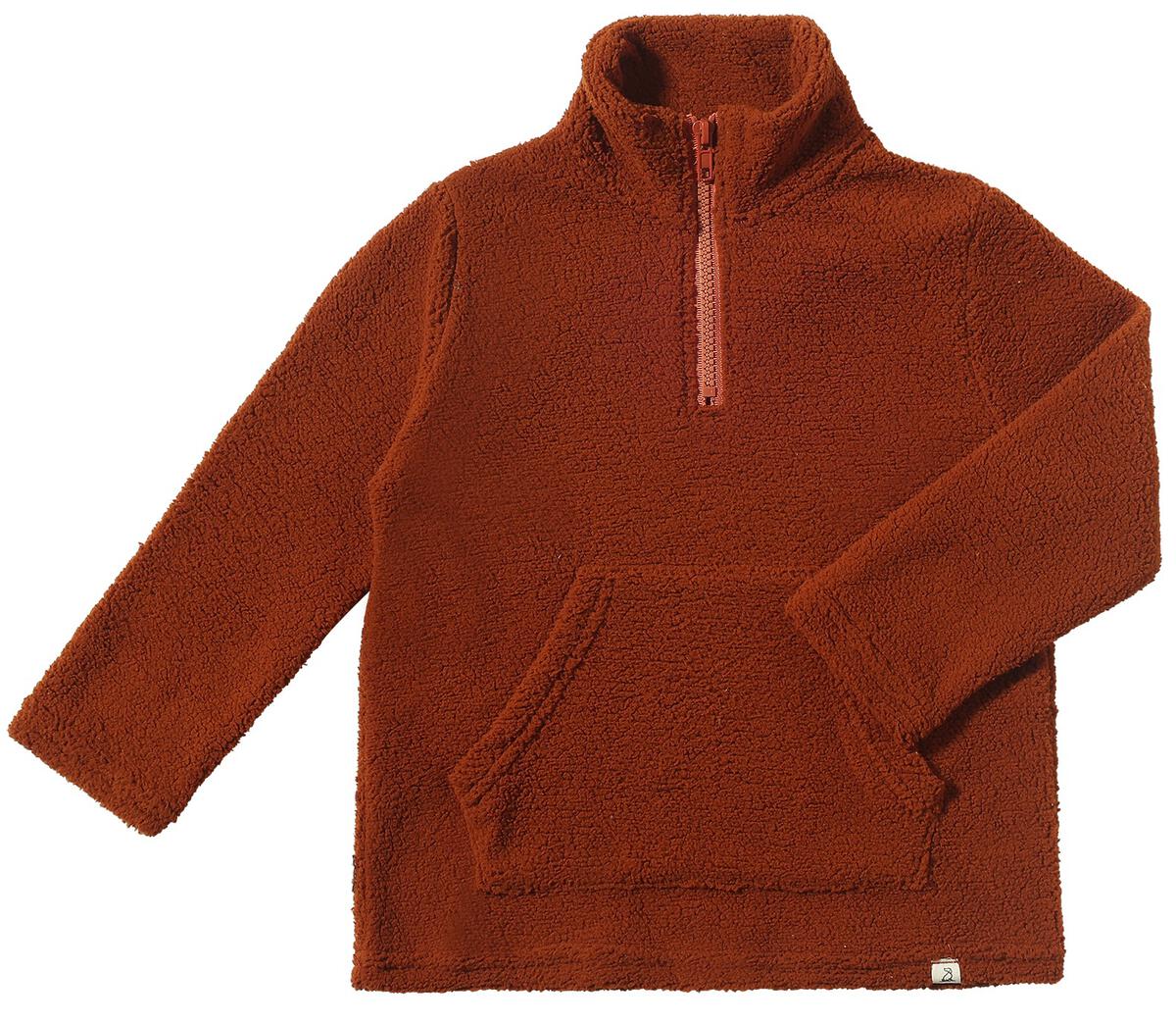 Sherpa Quarter Zip / Rust