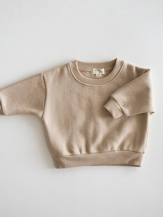 Fleece Crewneck Sweatshirt / Wheat